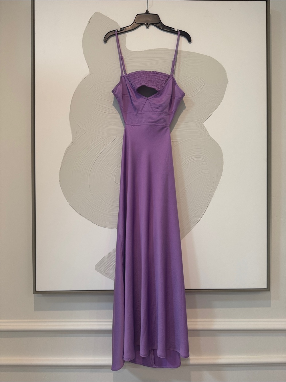 A.L.C. Lavender Spaghetti-Strap Slip Maxi Dress Size Small